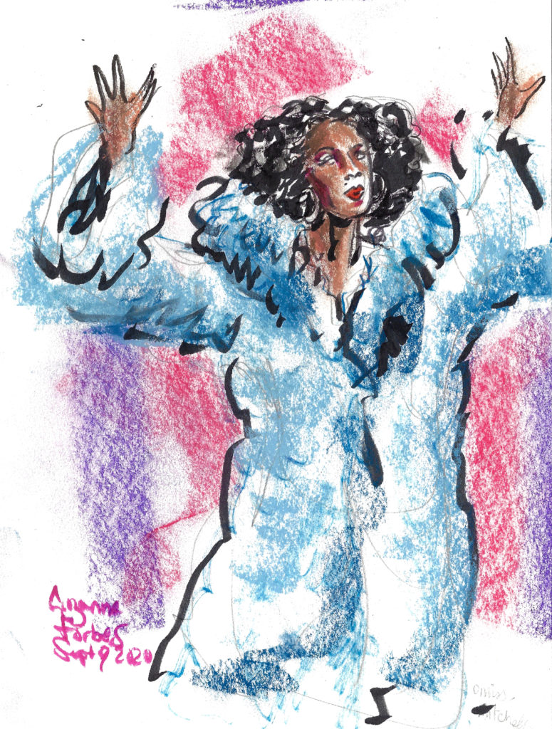 Miss Agnes Mitchell at Pansys House of Presents by Suzanne Forbes Sept 10 2020