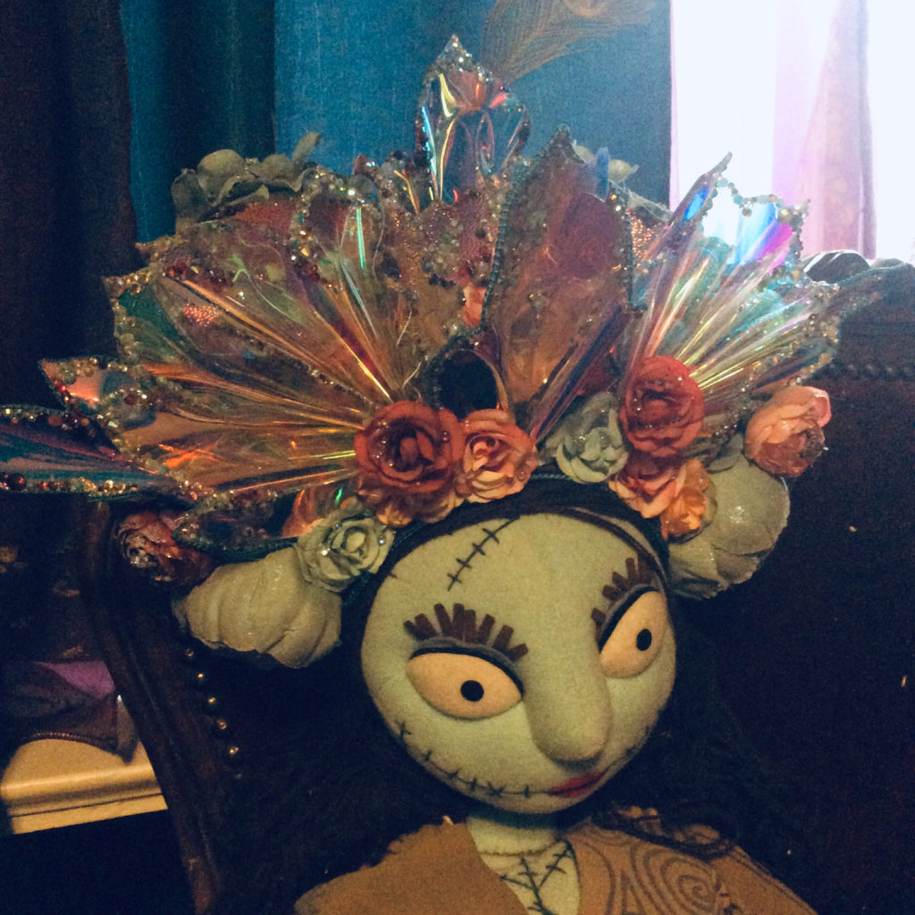 Holographic Vinyl and Angelina Fantasy Film Dejah Thoris Headpiece 2 by Suzanne Forbes June 2020