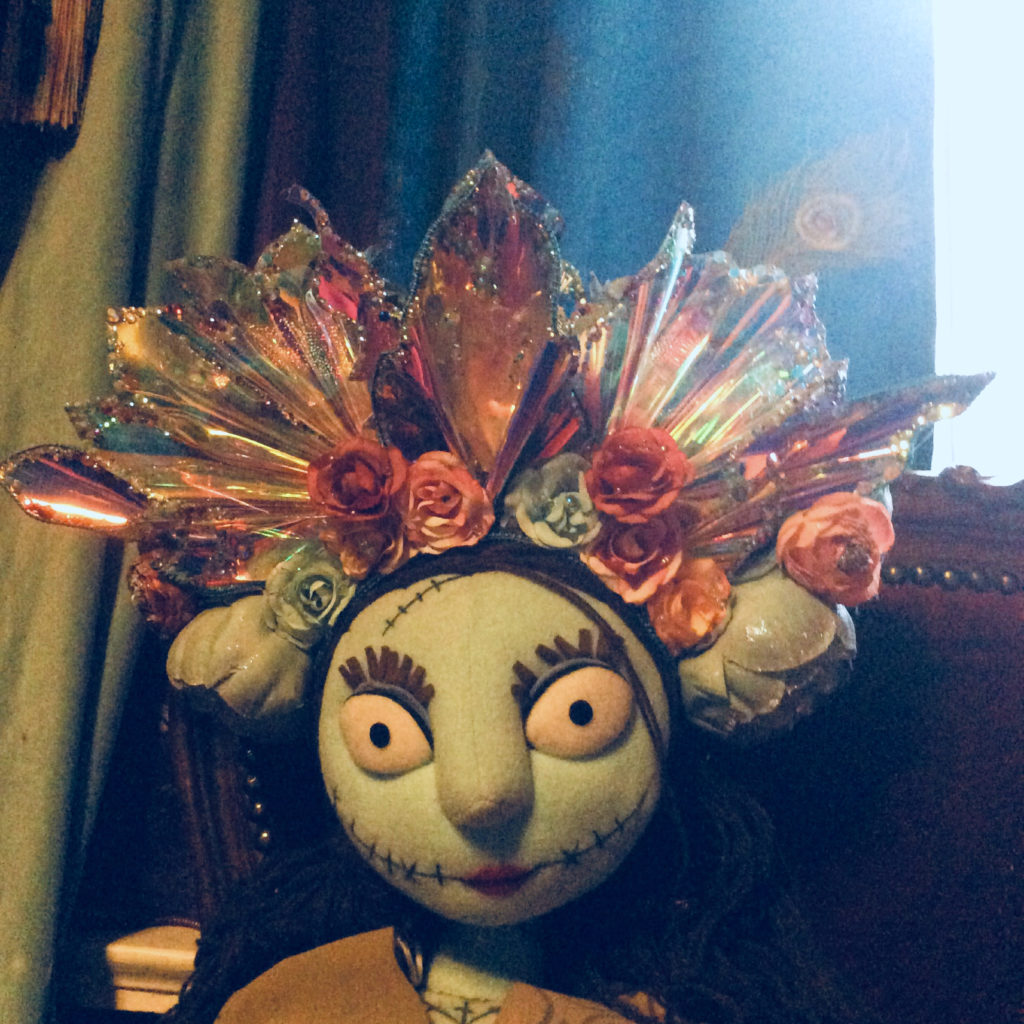 Holographic Vinyl and Angelina Fantasy Film Dejah Thoris Headpiece by Suzanne Forbes June 2020