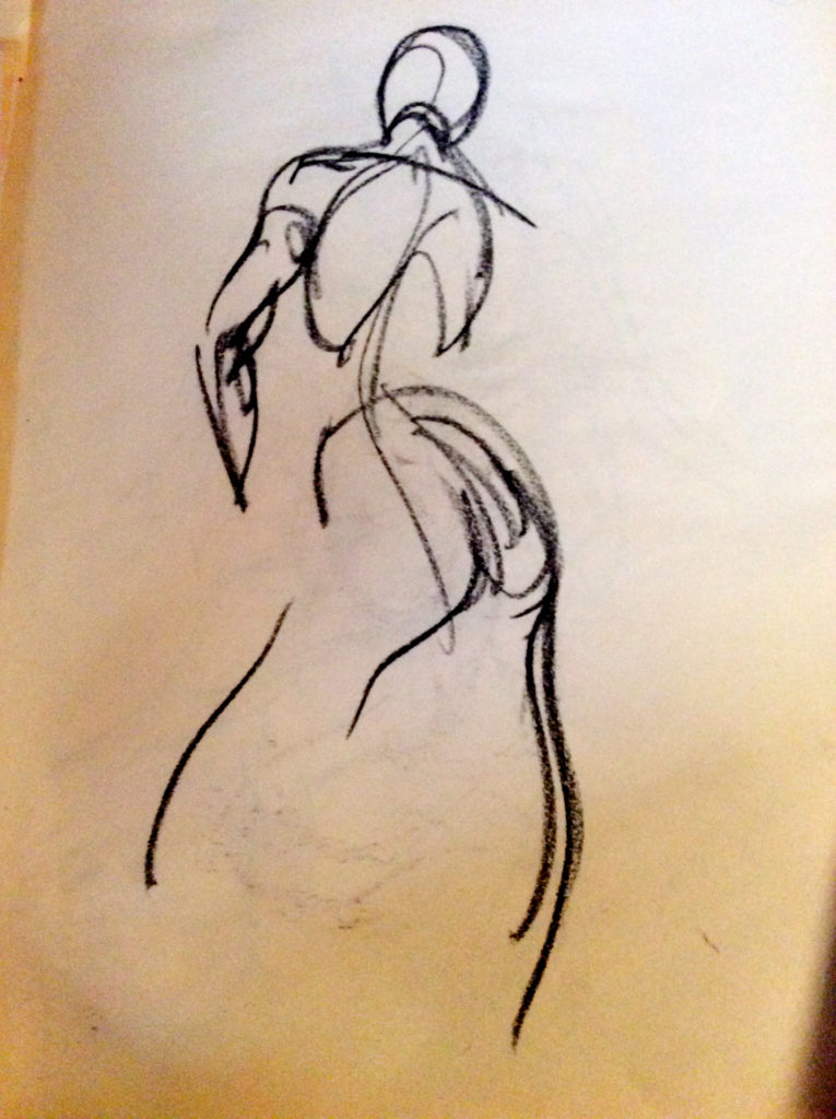 archives drawings 1990s rachel ketchum aka Suzanne Forbes gesture