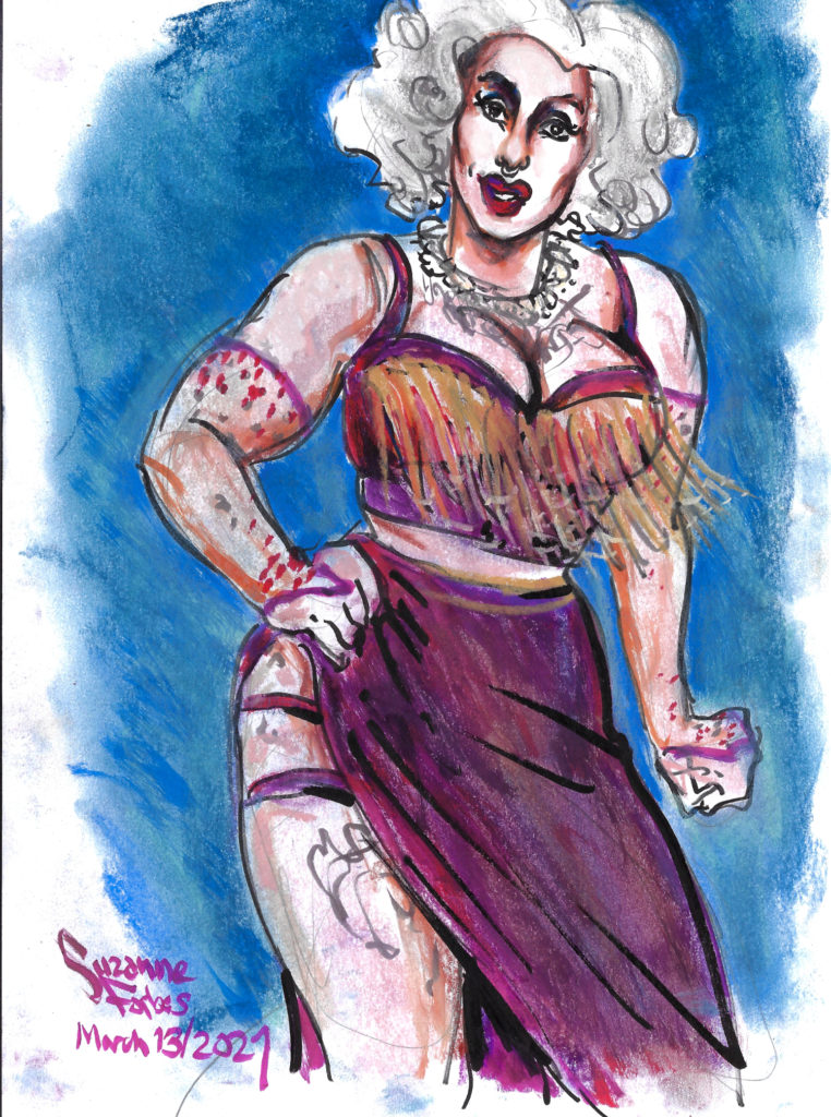 Big Fat Burlesque Luna TikTok by Suzanne Forbes March 13 2020