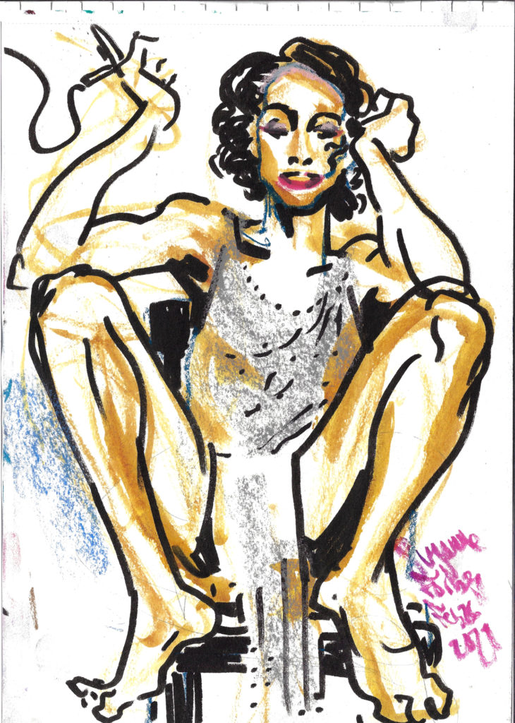 Martini for Berlin Strippers Collective by Suzanne Forbes Feb 26 2021 deco