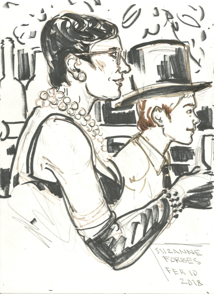 Party guests at As 60th Birthday by Suzanne Forbes Feb 10 2018