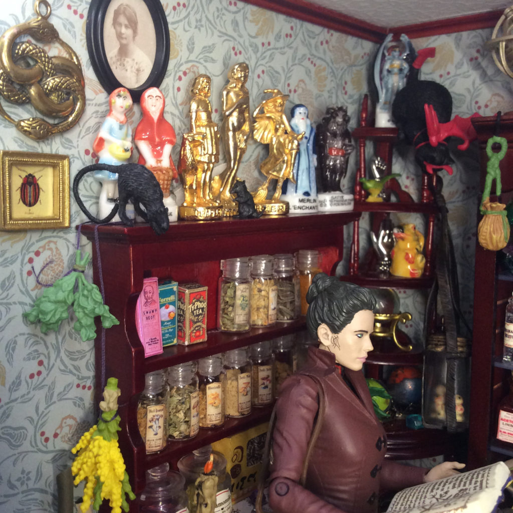 dollhouse miniature magic shoppe by Suzanne Forbes May 2021 Magickal Childe