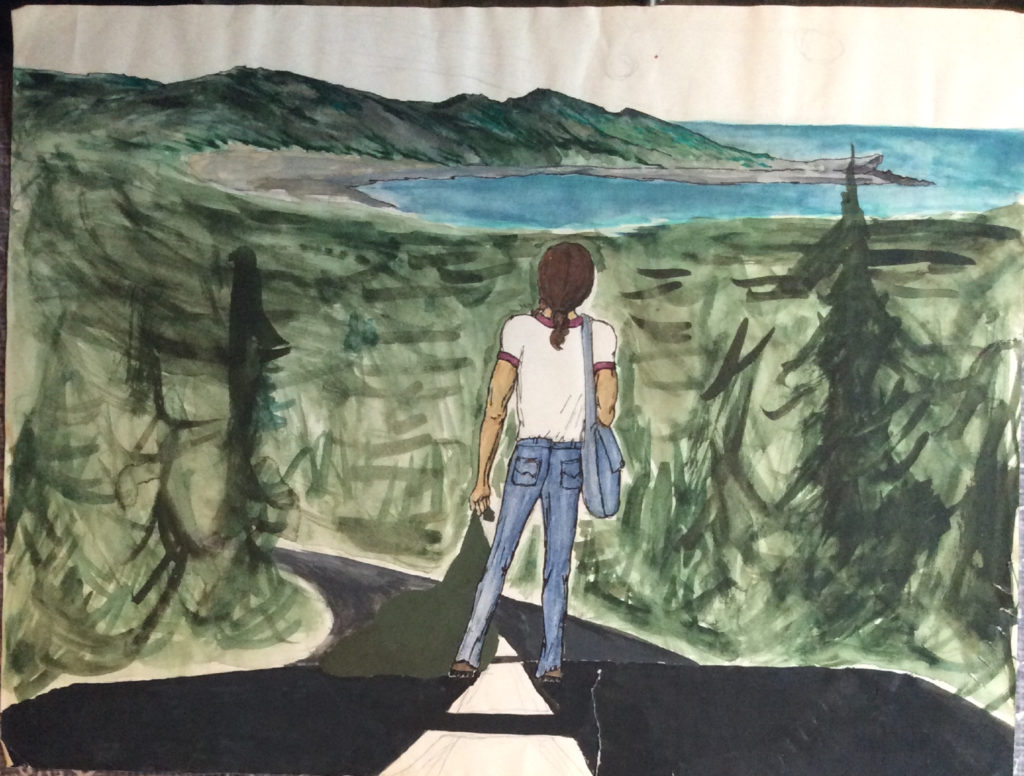 Ben arriving in Maine spring 1982 by Rachel Ketchum aka Suzanne Forbes