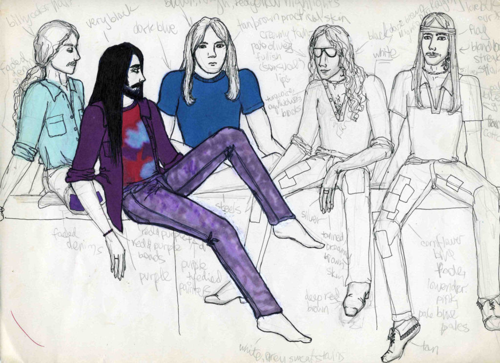Sketchbook 1982 boys I loved by Rachel Ketchum aka Suzanne Forbes