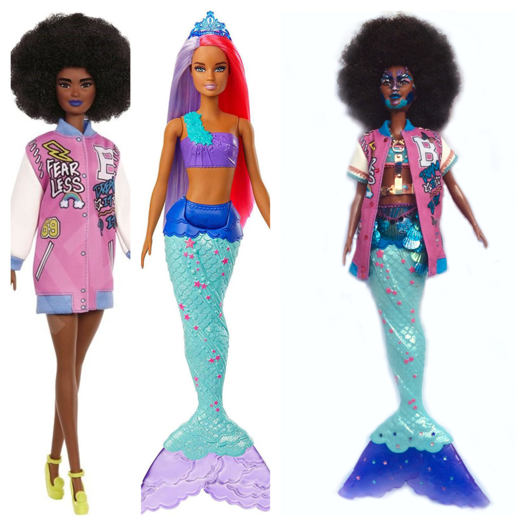 GodXXX Noirphiles custom Trans Magic Barbie by Suzanne Forbes Nov 14 2021