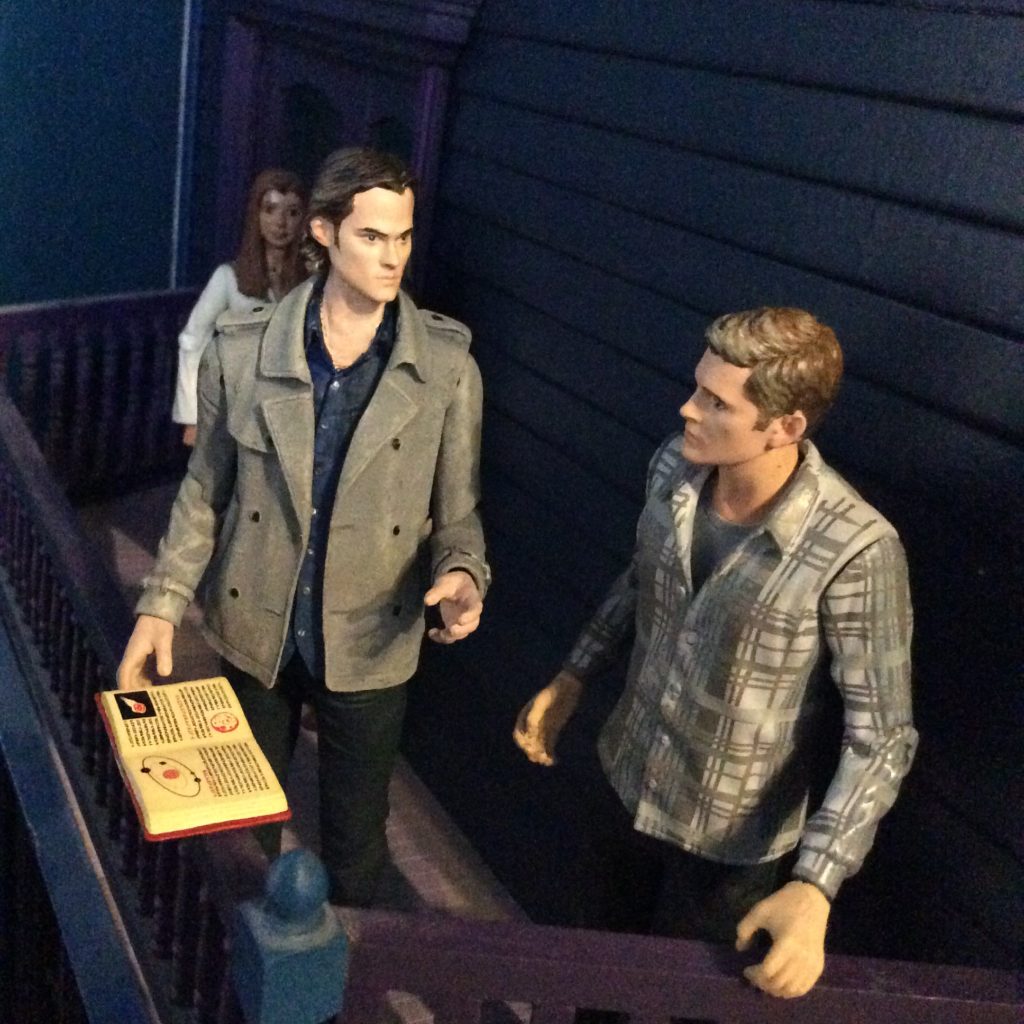 Sam and Dean Winchester Supernatural 6 inch scale action figure customs Suzanne Forbes Sept 30 2022 2