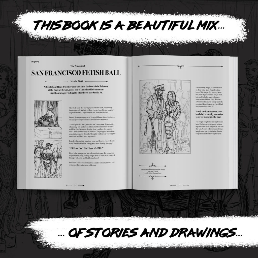 San Francisco Fetish Ball chapter from Demimonde: the live drawing of Suzanne Forbes