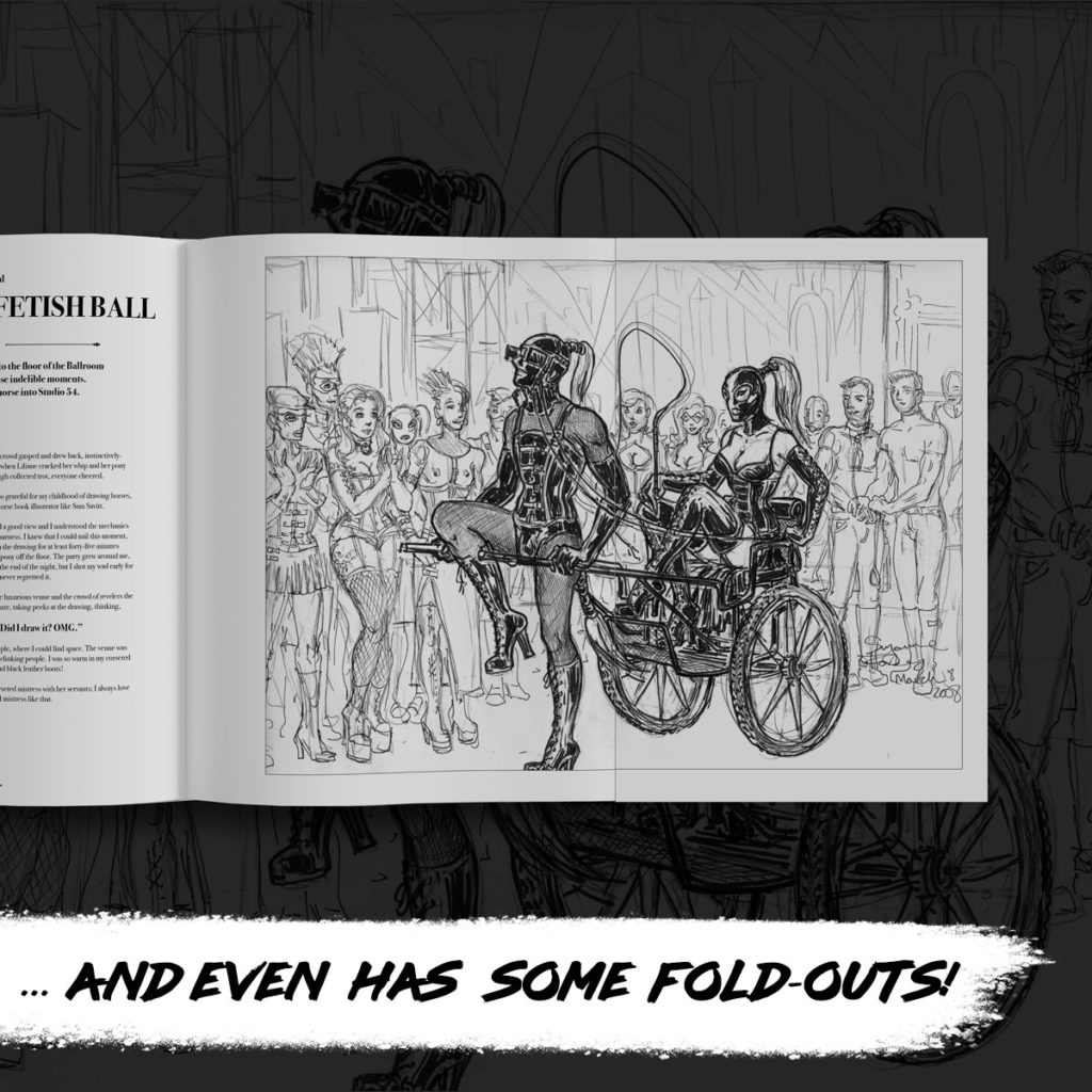 Demimonde The Live Drawing of Suzanne Forbes art book crowdfund campaign